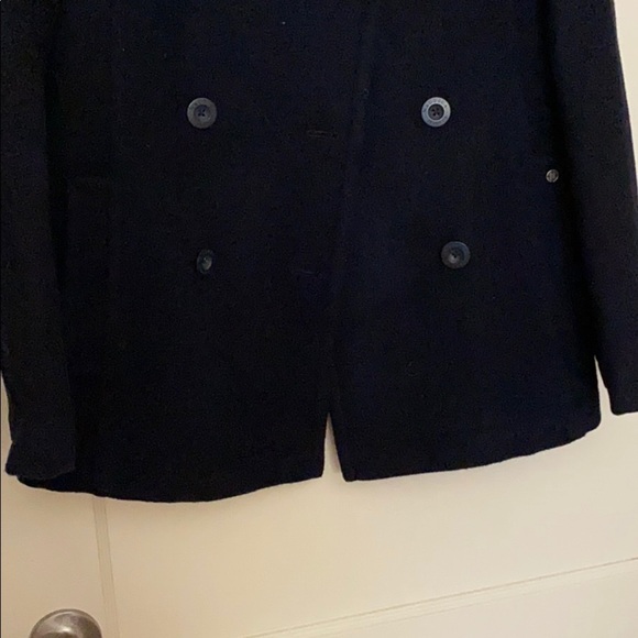 Nautica Jeans navy pea coat size: M - Picture 3 of 9